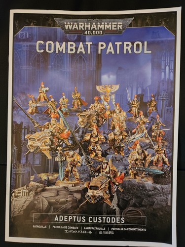 Adeptus custodes combat patrol - adeptus,